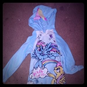 Girls 6/6x Pony Onsie